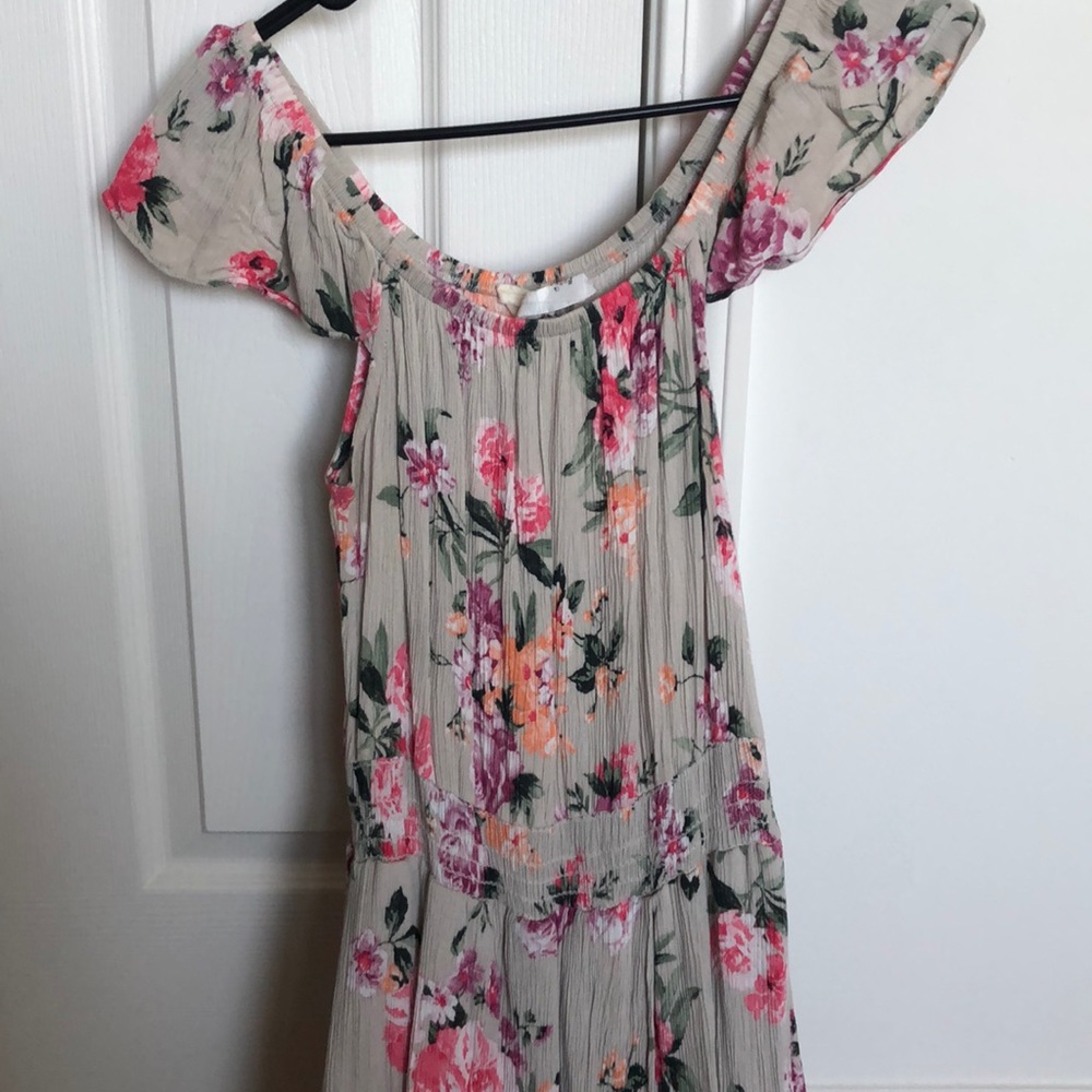 Cotton high low dress